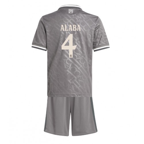 Real Madrid David Alaba #4 Rezervni Dres za djecu 2024-25 Kratak Rukav (+ Kratke hlače)